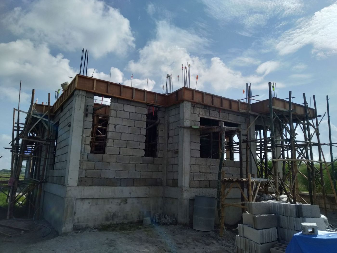 Residential house under construction in Tarlac